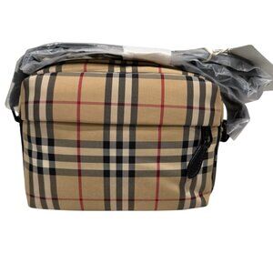 Burberry 8084111 Unisex Paddy Bag, Archive Beige signature Check Nylon